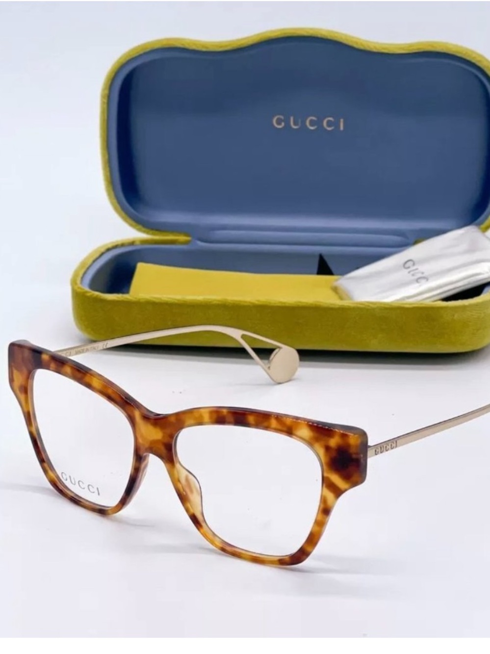 Gucci Tortoiseshell Prescription Glasses